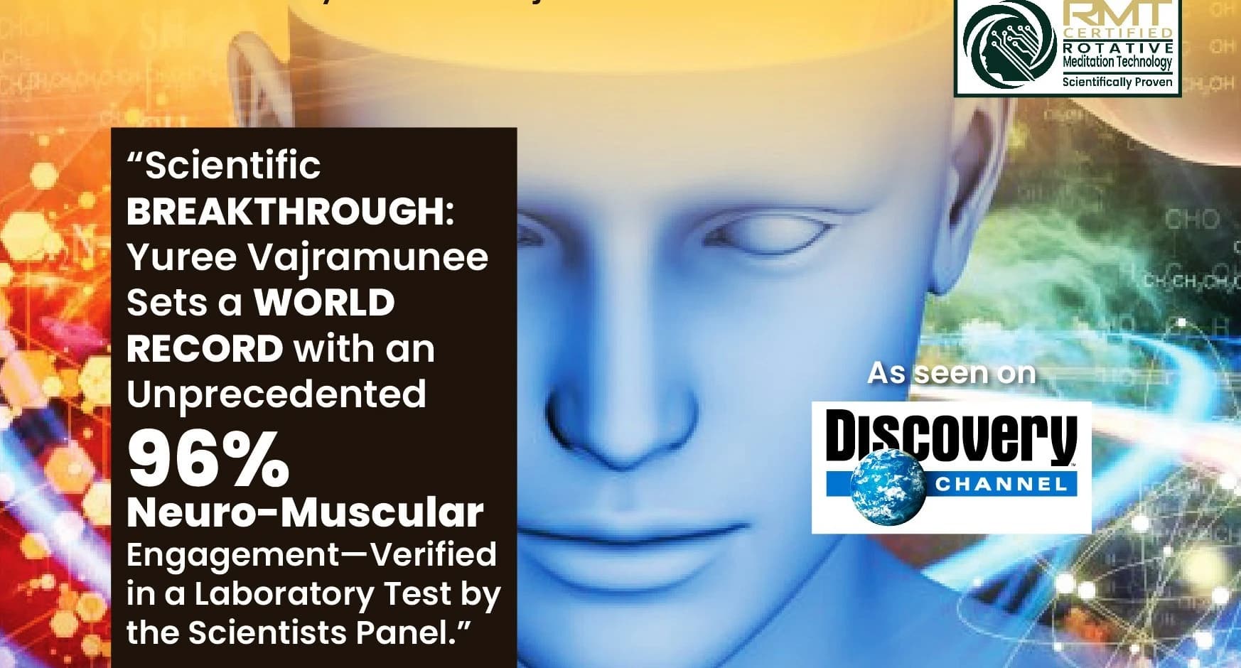 Scientific breakthrough — 96% neuro-muscular engagement world record