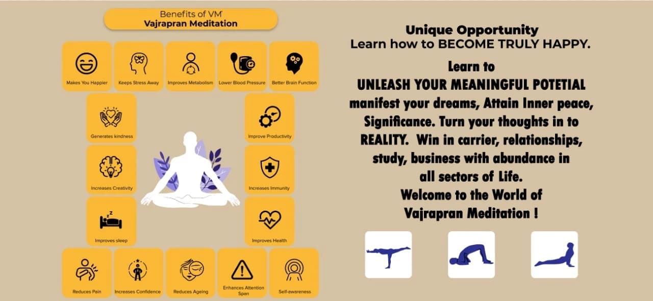 Benefits of VM — unique opportunity to become truly happy