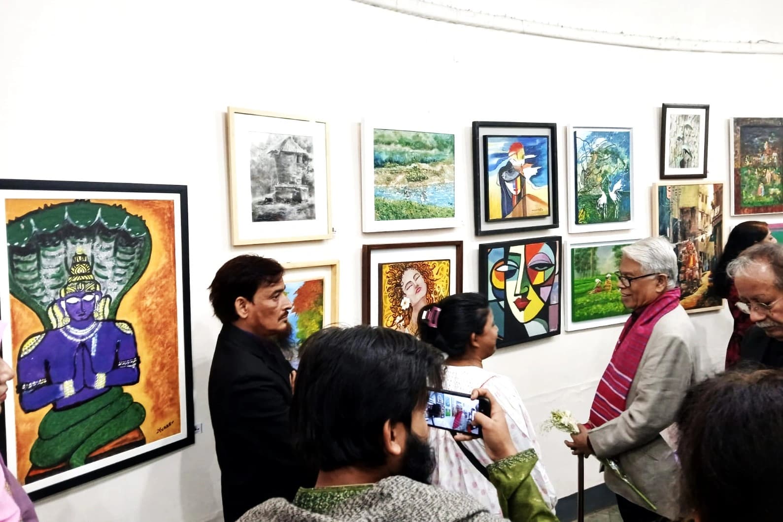 Vajramunee's art exhibition