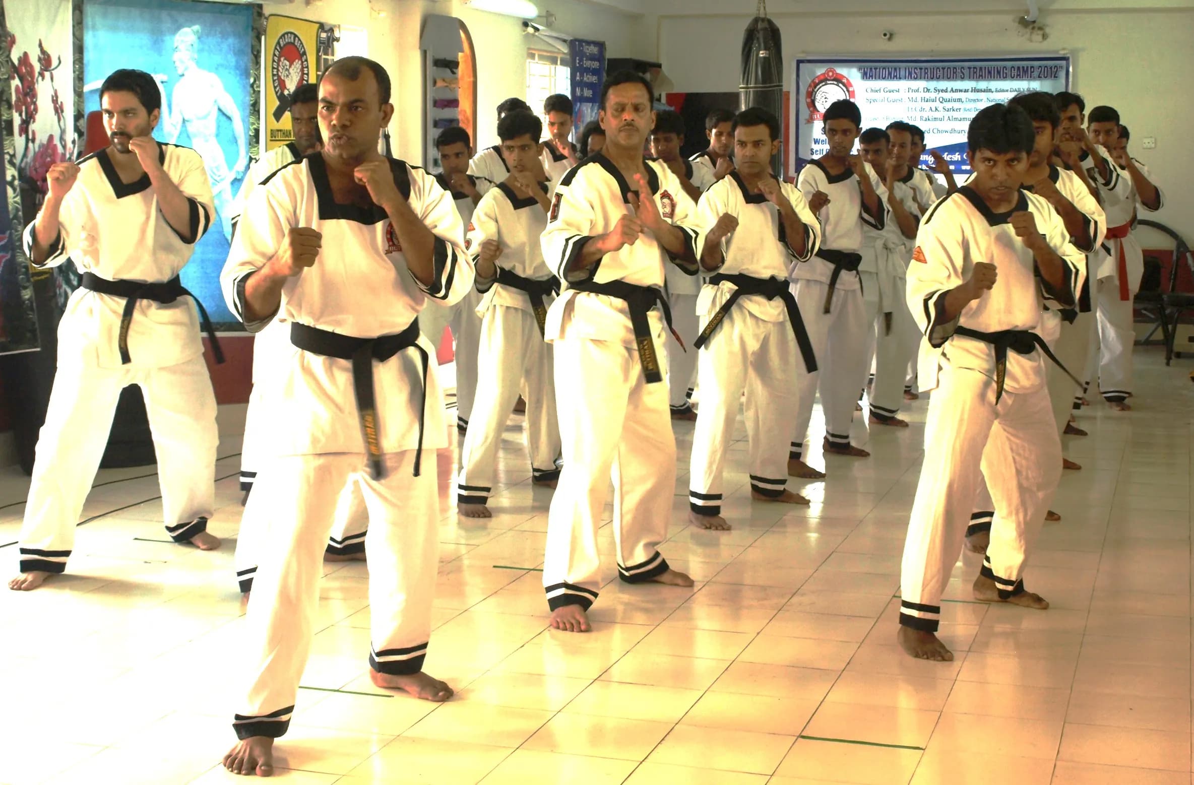 Butthan students training in formation