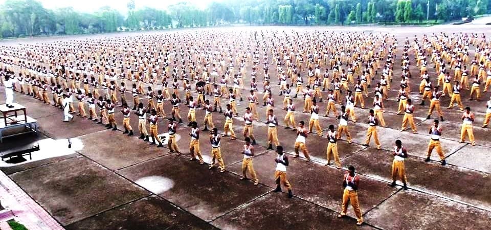 Mass Butthan training display