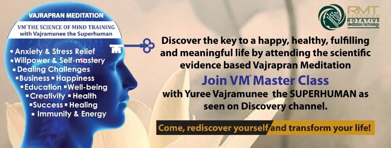 Discover the key to a happy, healthy and meaningful life — Join VM Master Class